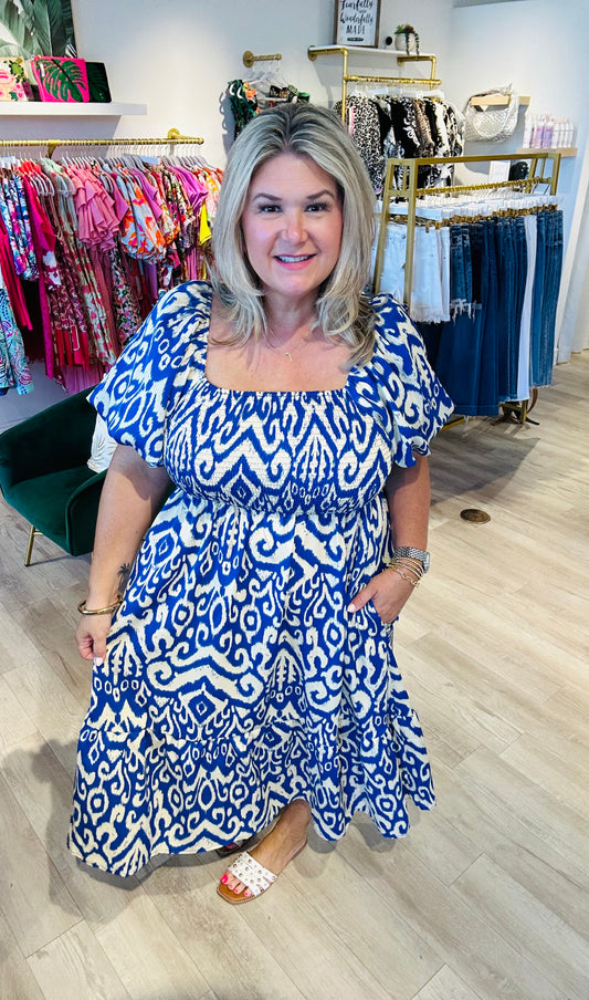 Dancing Blue Waters Dress