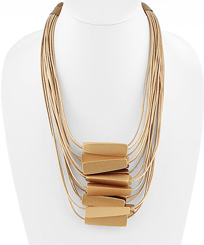 Wood Rope Necklace