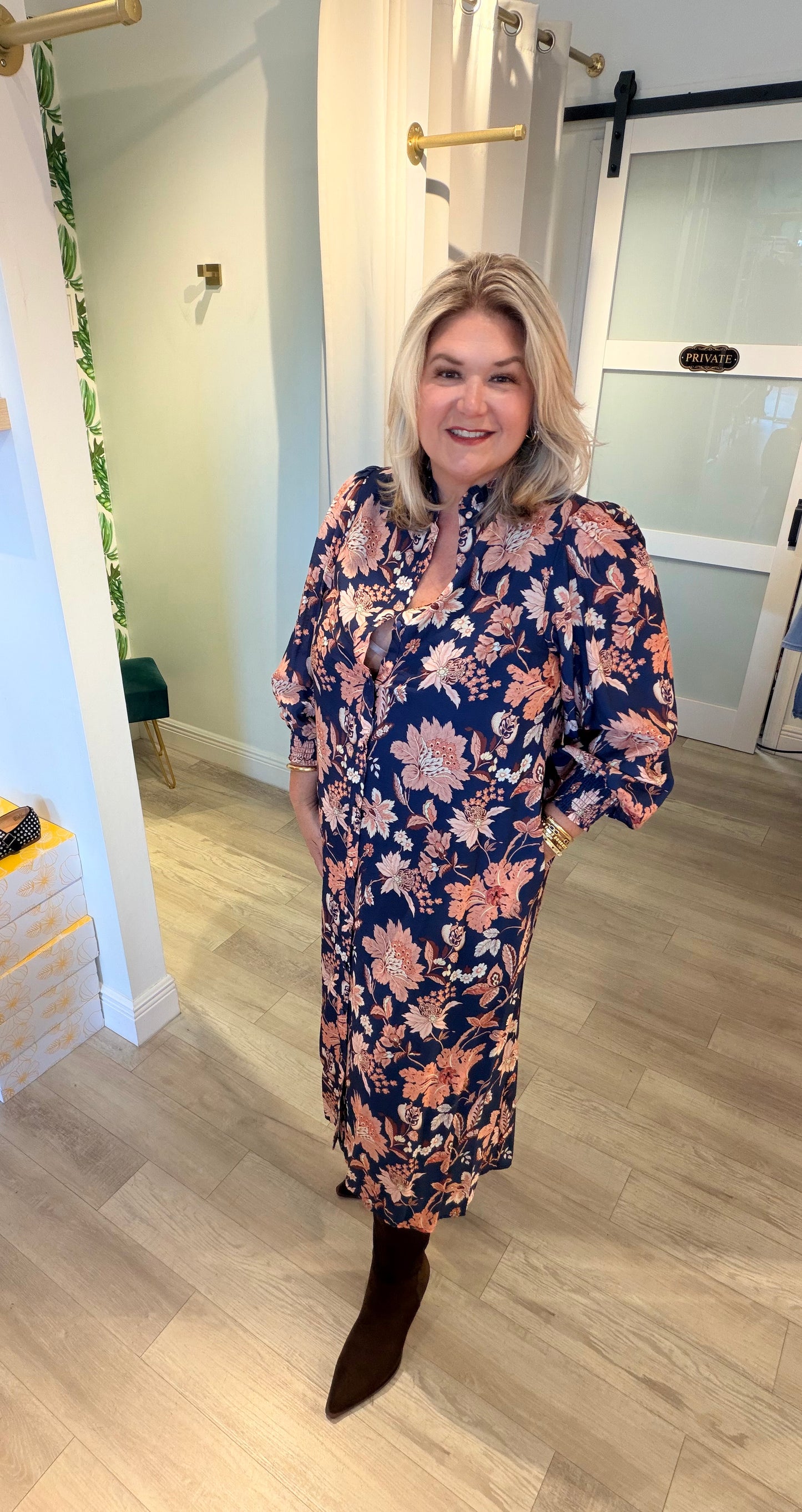 The Midnight Bloom Dress