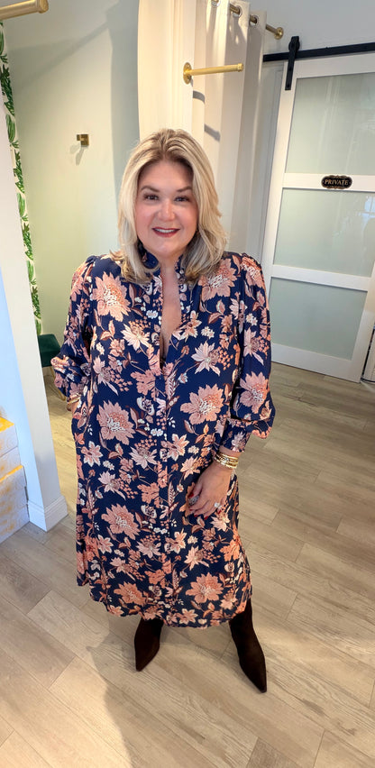 The Midnight Bloom Dress