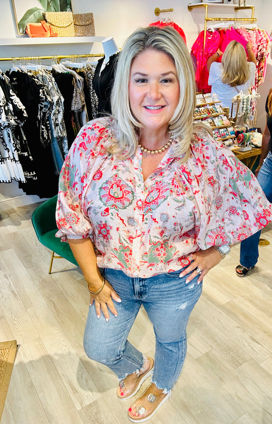 Pretty Paisley Top