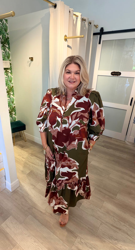 The Artfully Autumn Dress