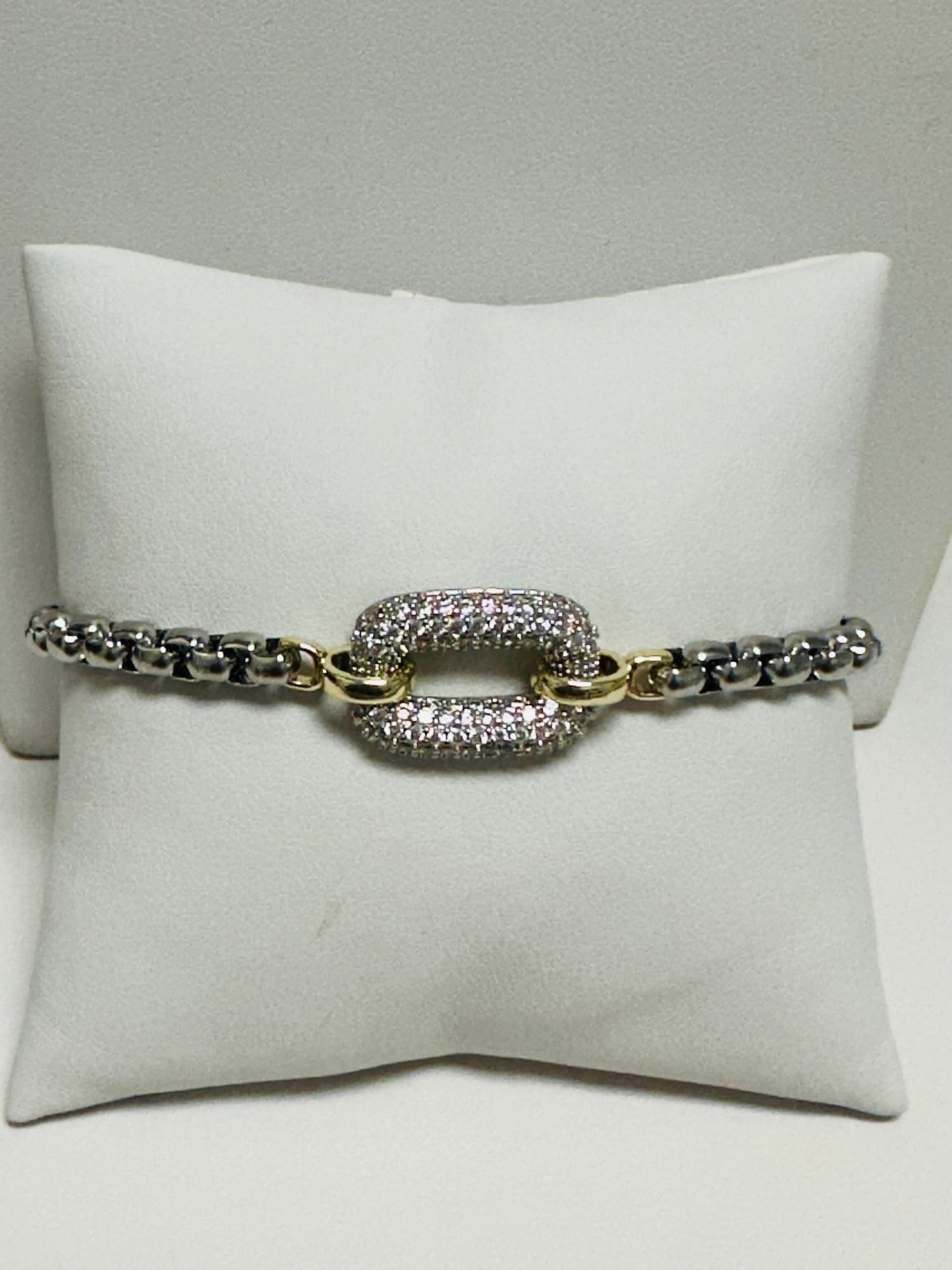 Two Tone Link Bracelet