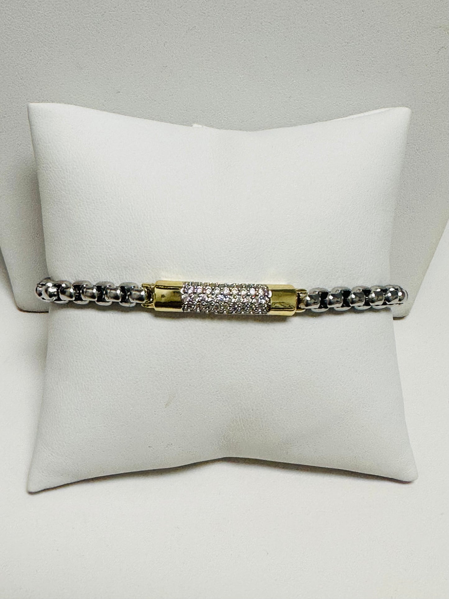 Two Tone Link Bracelet