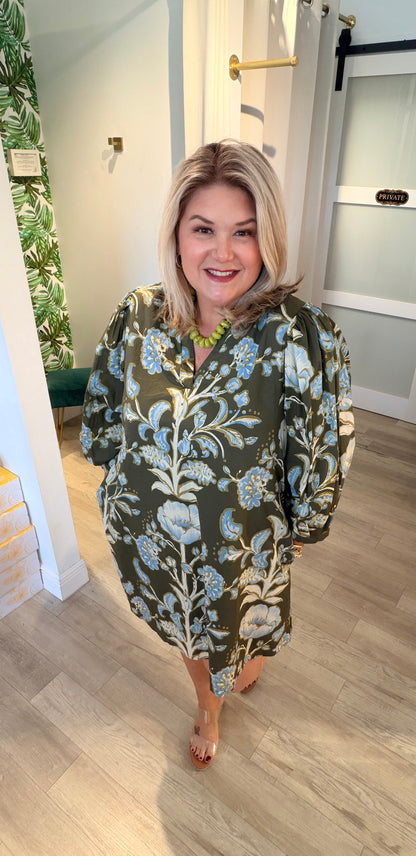 The Fall Floral Dress