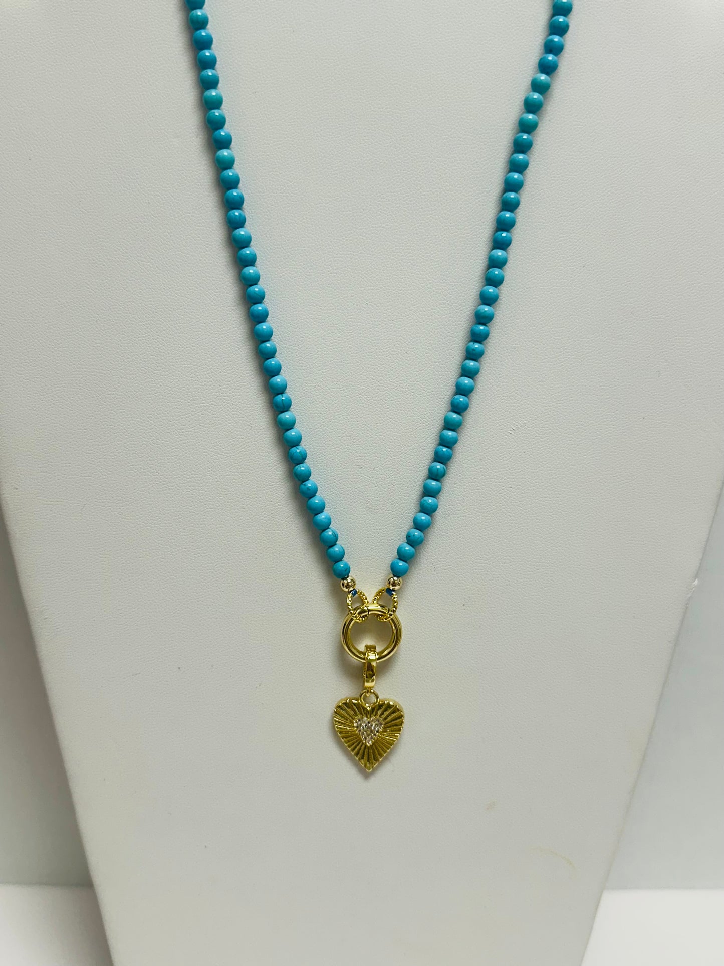 Turquoise Charm Necklace