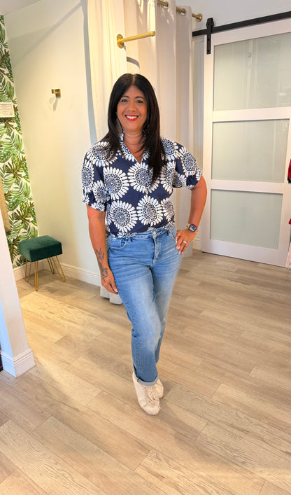 Flower Medallion Top