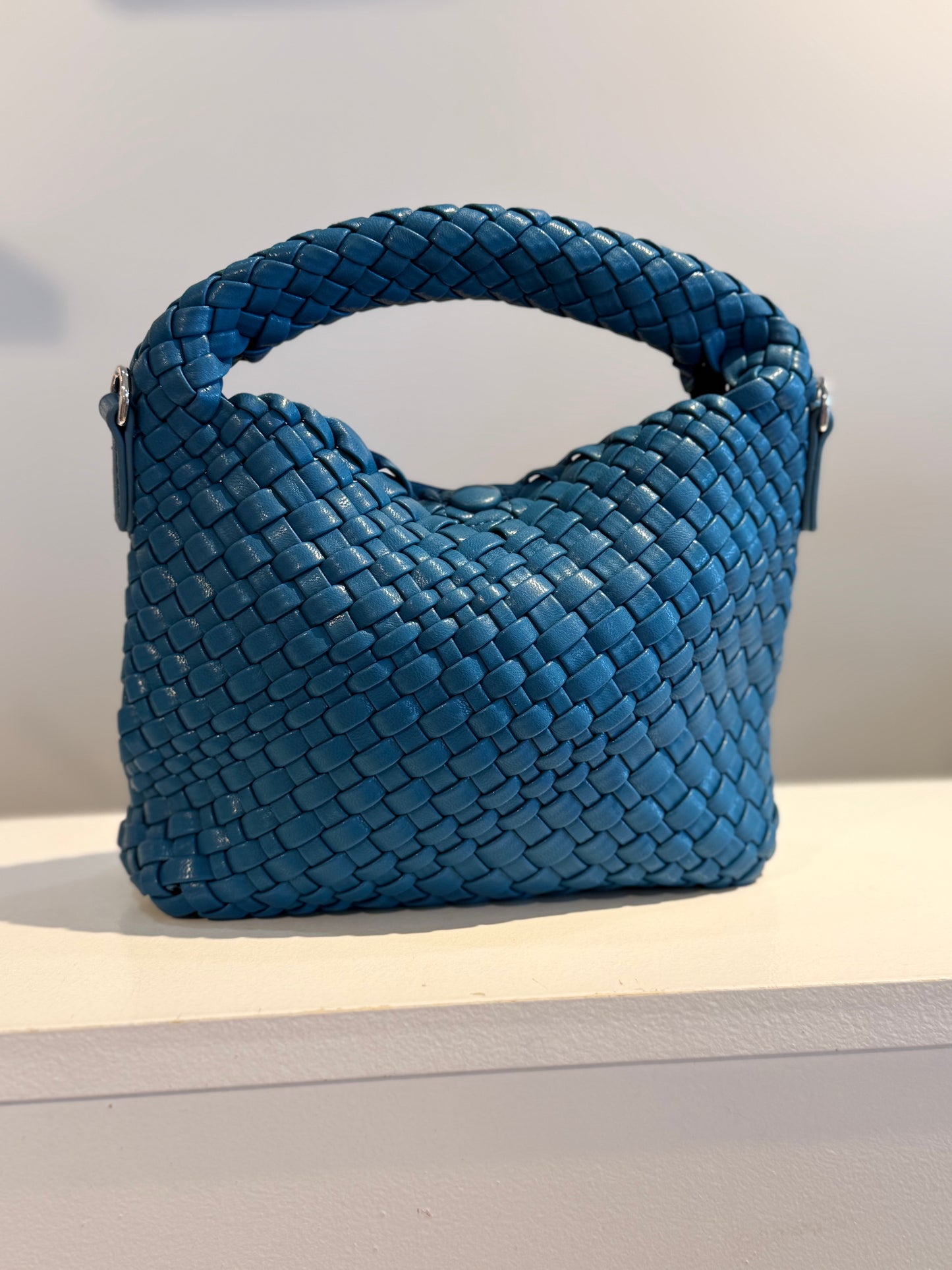 Small Woven Bucket Bag