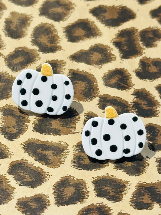 Pumpkin Stud Earrings