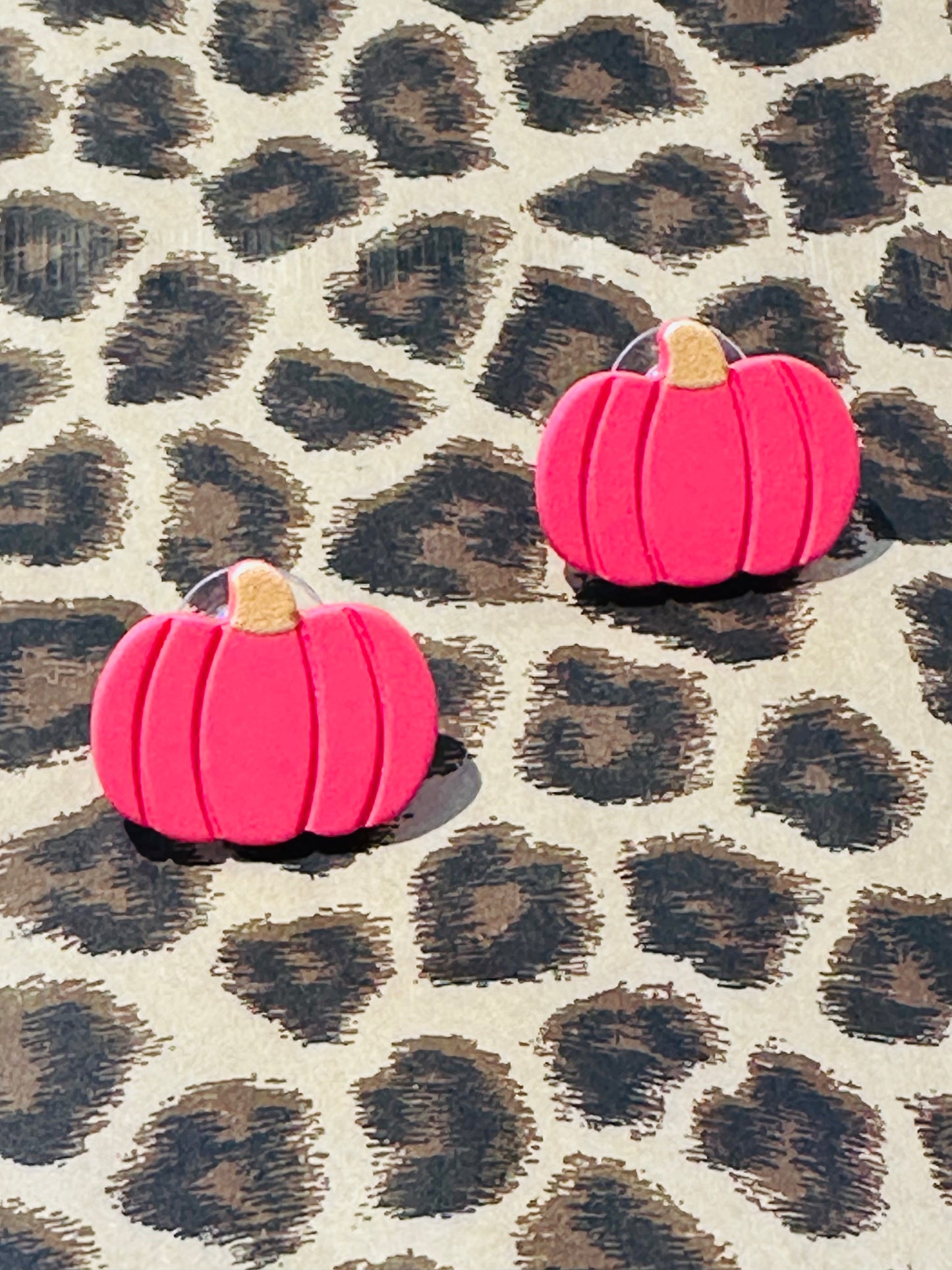 Pumpkin Stud Earrings