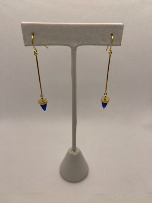ZENZII GOLD DANGLE EARRINGS