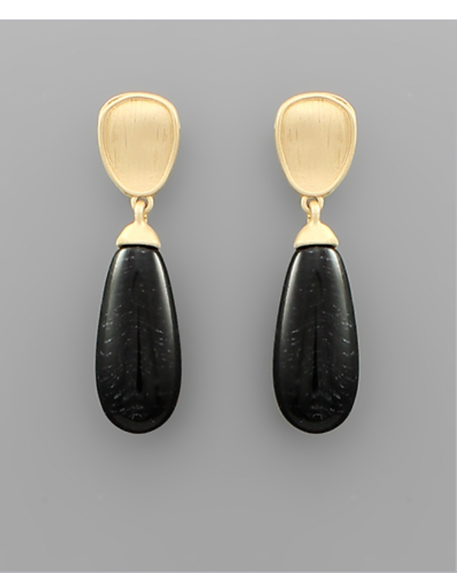 Colored Drop Earrings