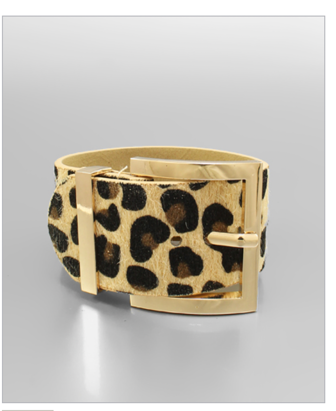 Leopard Buckle Bracelet