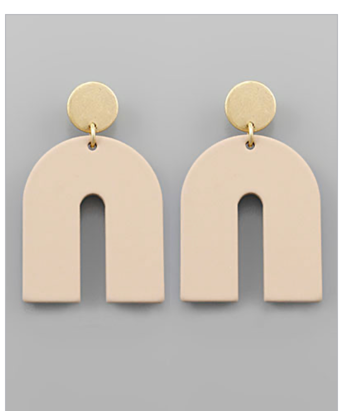 Colored Arch Earrings