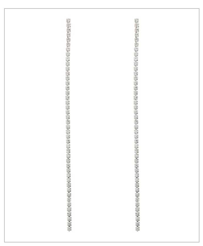 Rhinestone Chain Earrings