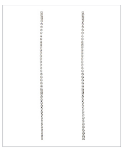 Rhinestone Chain Earrings