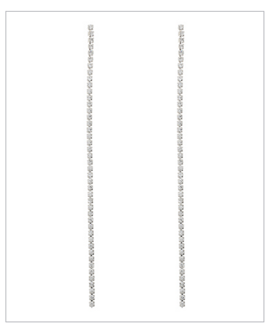 Rhinestone Chain Earrings