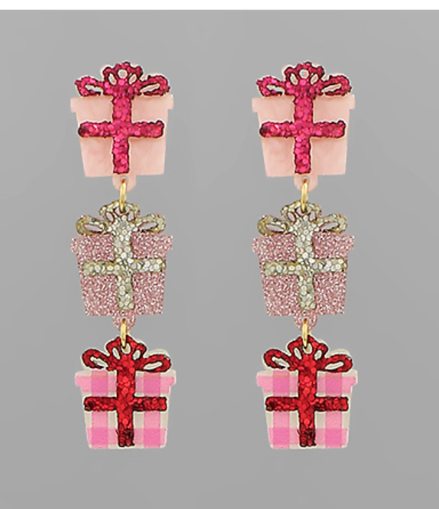 Gift Box Earrings