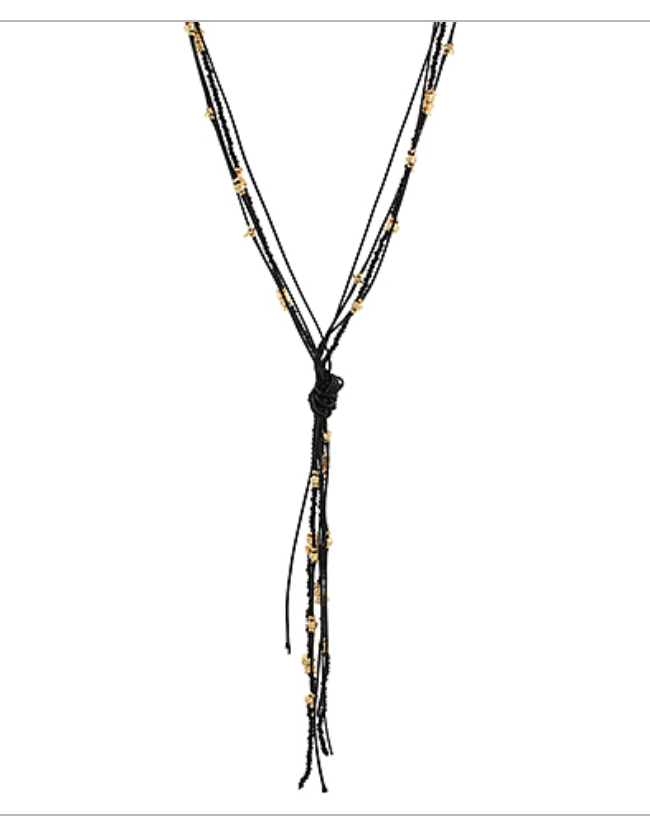 Knotted Lariat Necklace