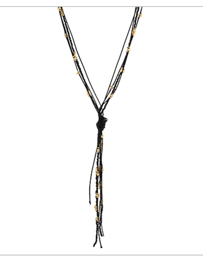 Knotted Lariat Necklace