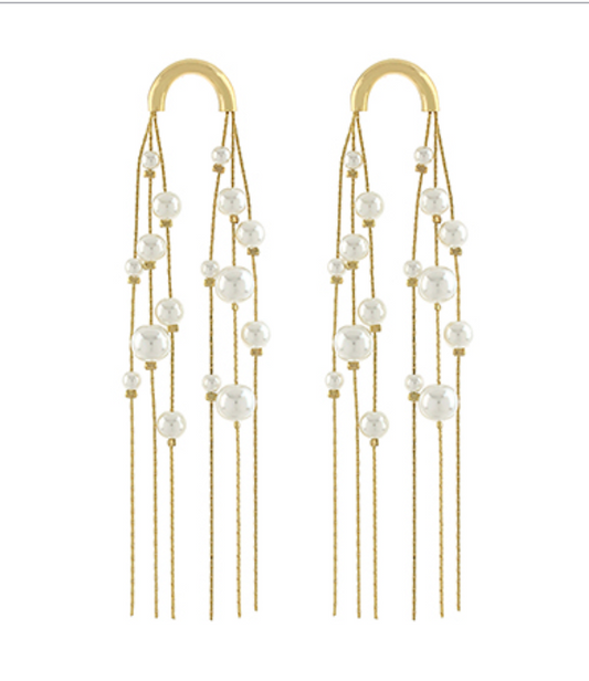 Pearl Chandelier Earrings
