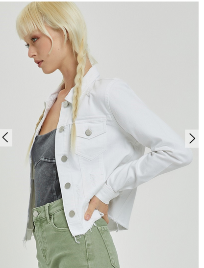 White Jean Jacket