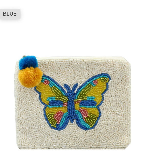 Large Beaded Coin Purse