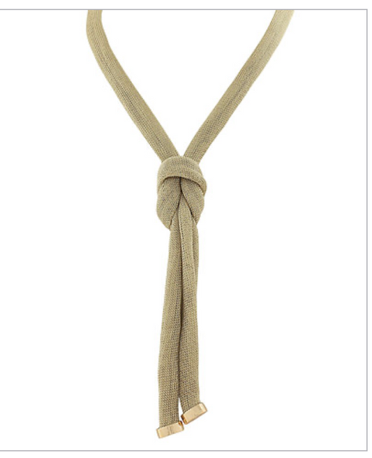 Mesh Knot Necklace
