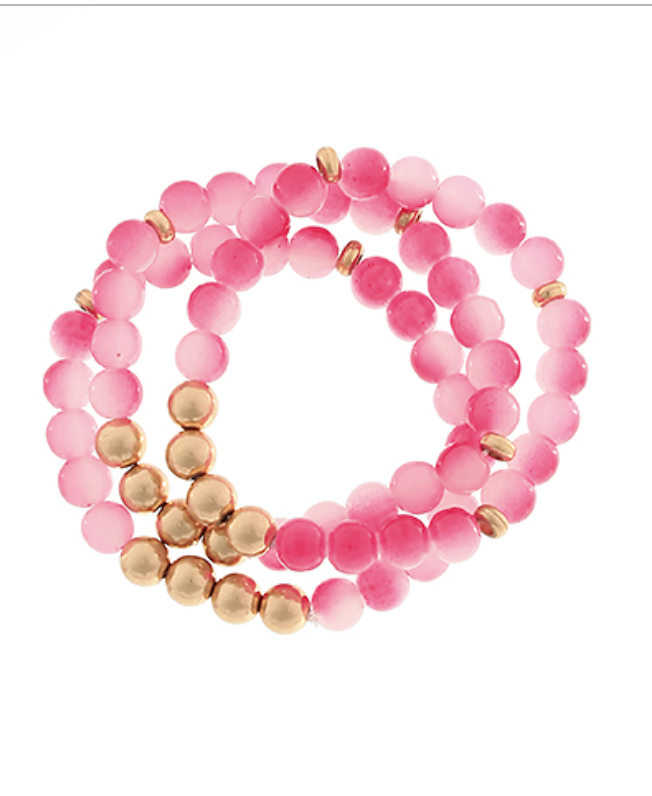 Color Ball Stretch Bracelet