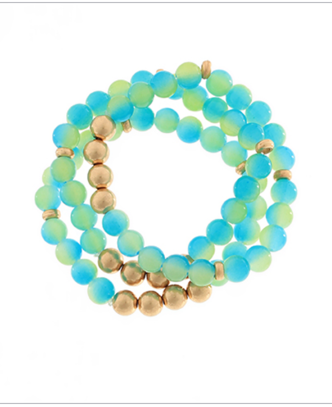 Color Ball Stretch Bracelet