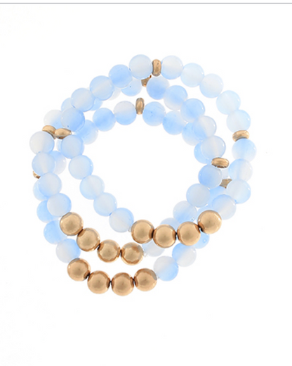 Color Ball Stretch Bracelet