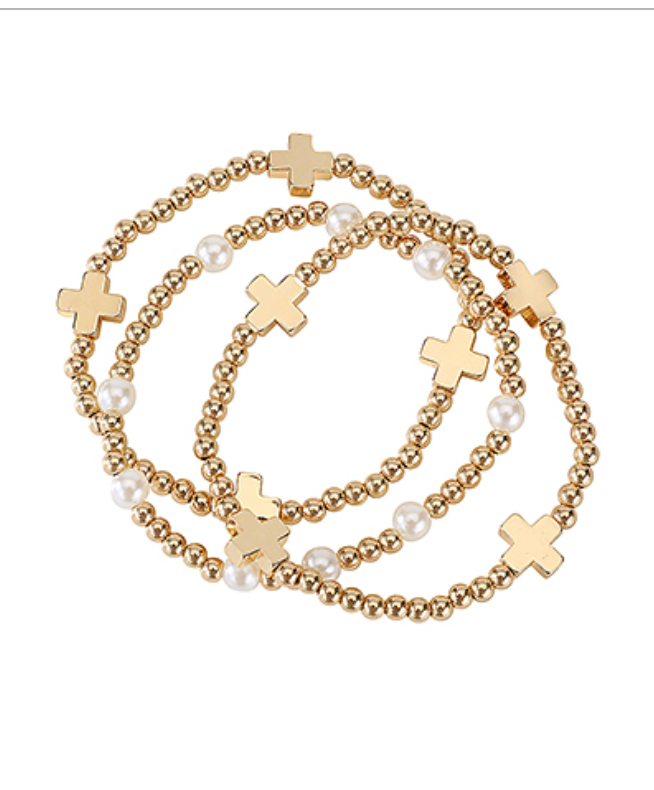 Cross Stack Bracelets