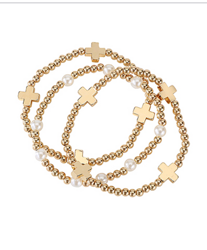 Cross Stack Bracelets