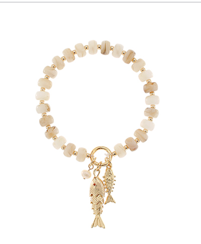 Beaded Fish Bracelet