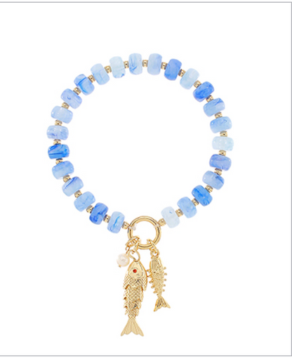 Beaded Fish Bracelet