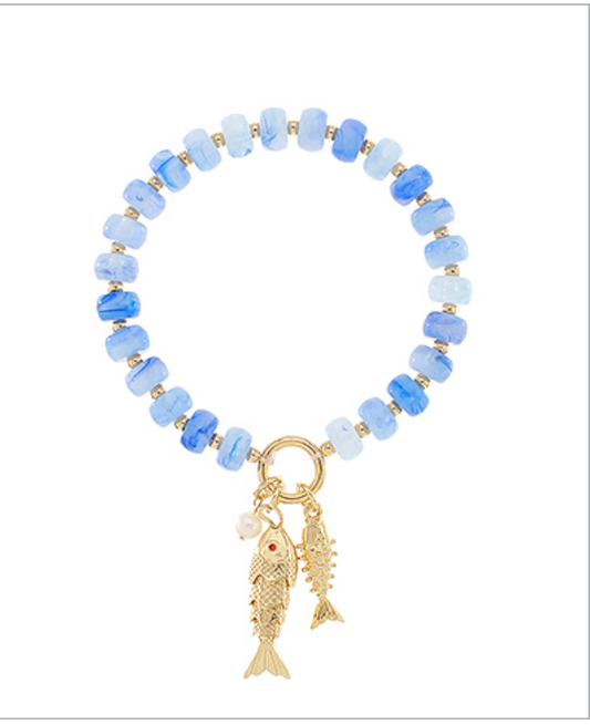 Beaded Fish Bracelet