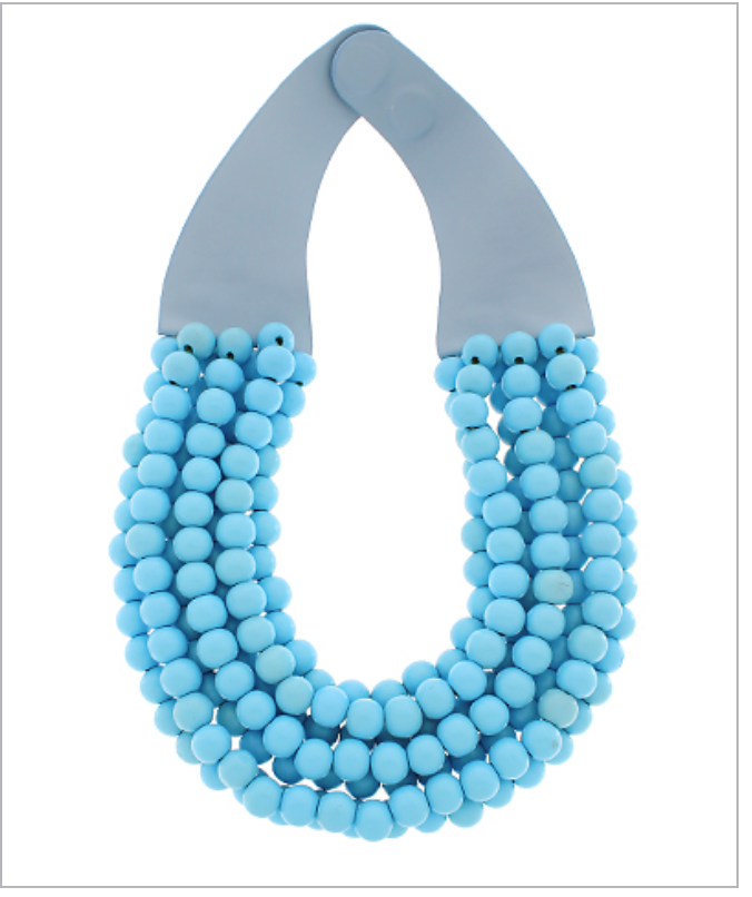 Wood Bead Layered Necklace
