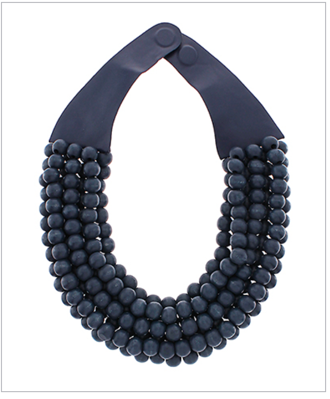 Wood Bead Layered Necklace