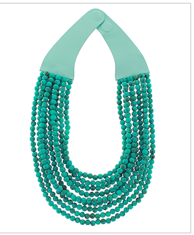 Marble Bead Layered Necklace