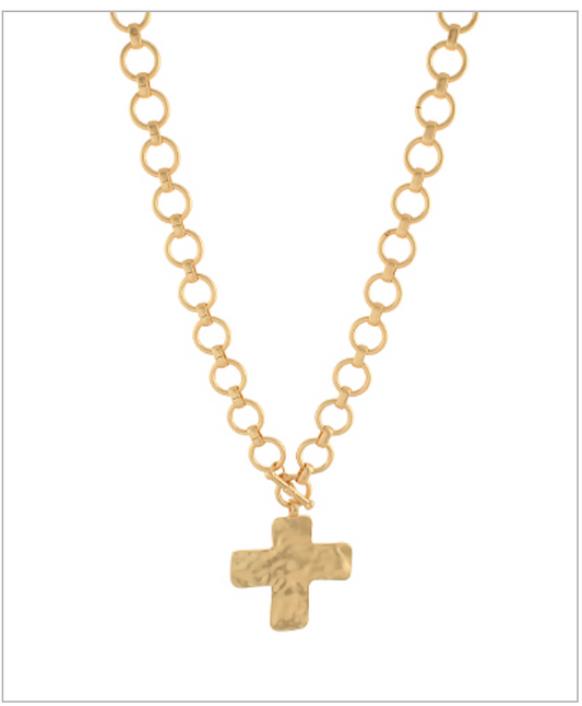 Cross Link Necklace