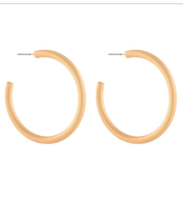 Classic Matte Hoops