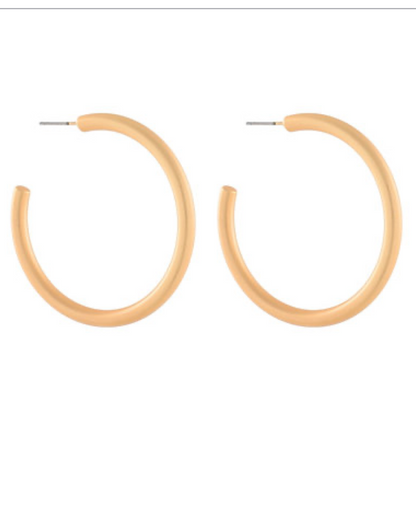 Classic Matte Hoops