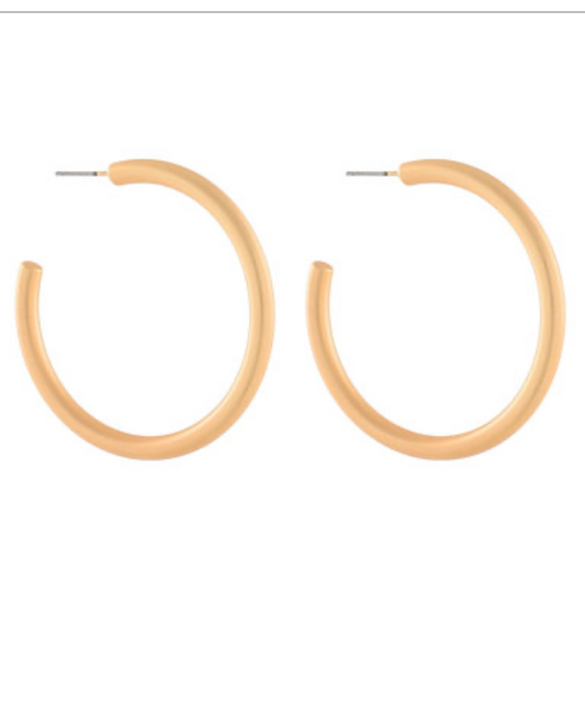 Classic Matte Hoops