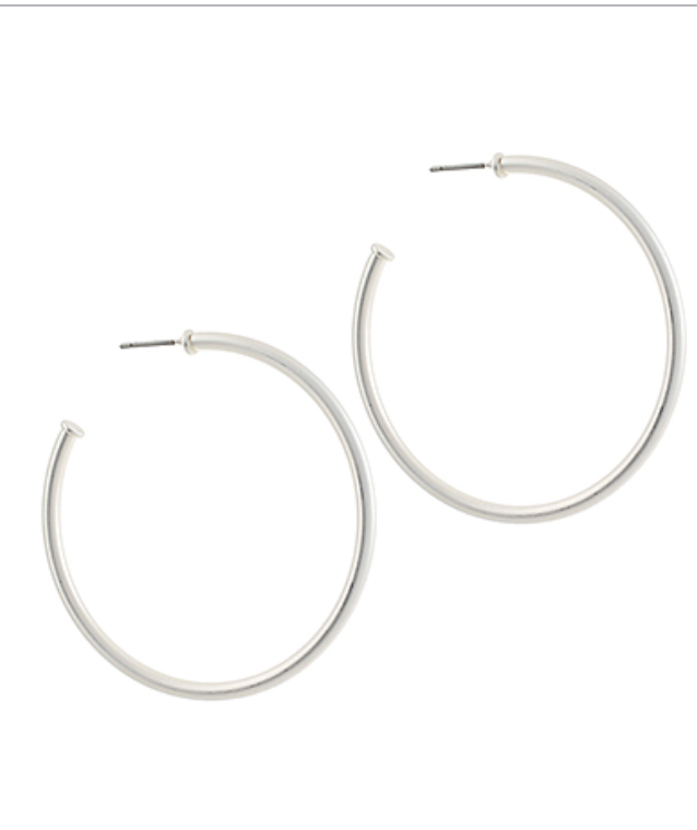 Thin Matte Hoops