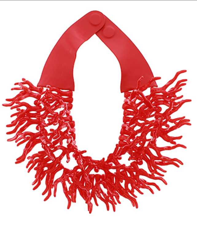 Fire Coral Necklace