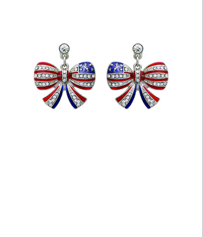 Bow Flag Earrings