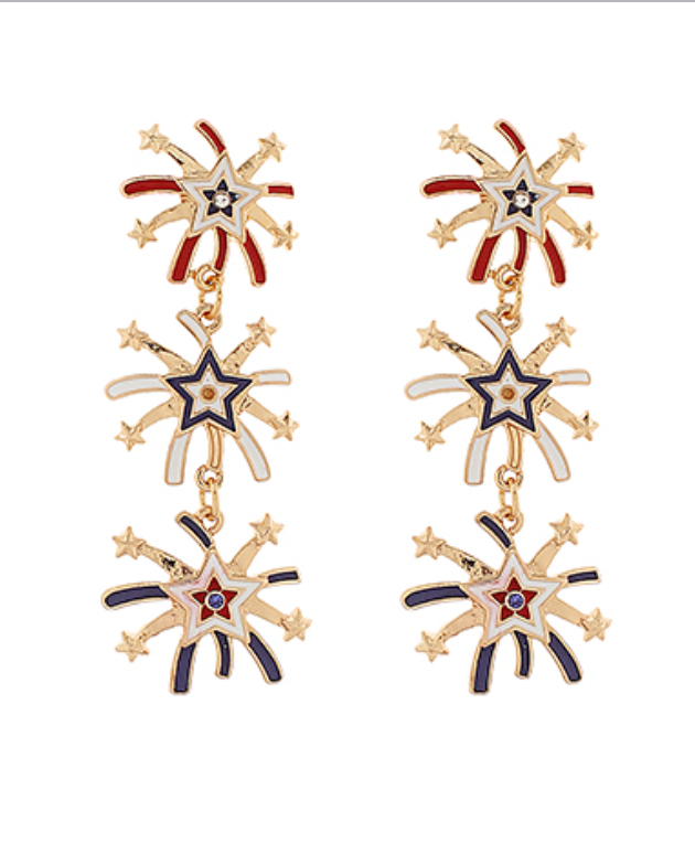 Star Spangled Spark Earrings