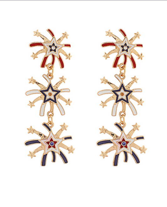 Star Spangled Spark Earrings
