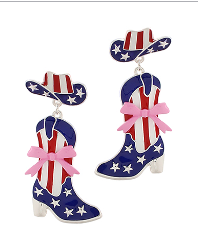 Kickin' Up Boots Earrings