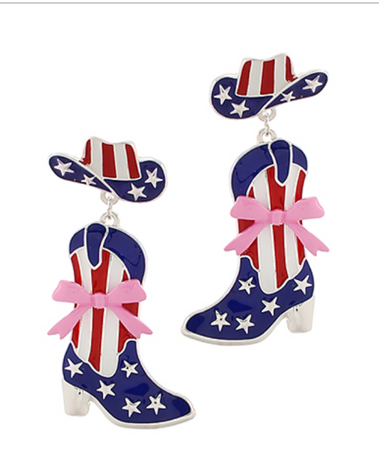 Kickin' Up Boots Earrings